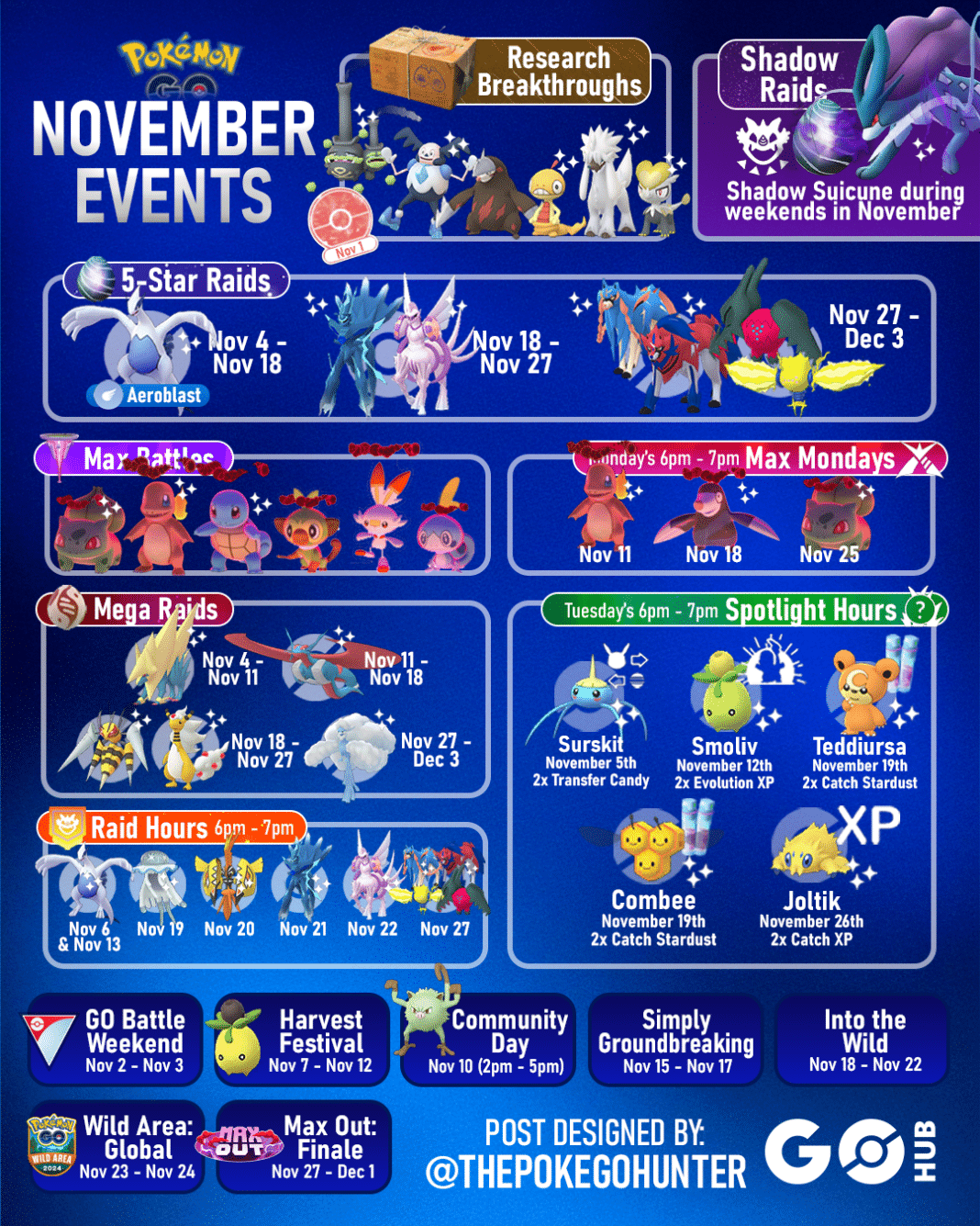 Pokémon GO November 2024 Event Guide Pokémon GO Hub