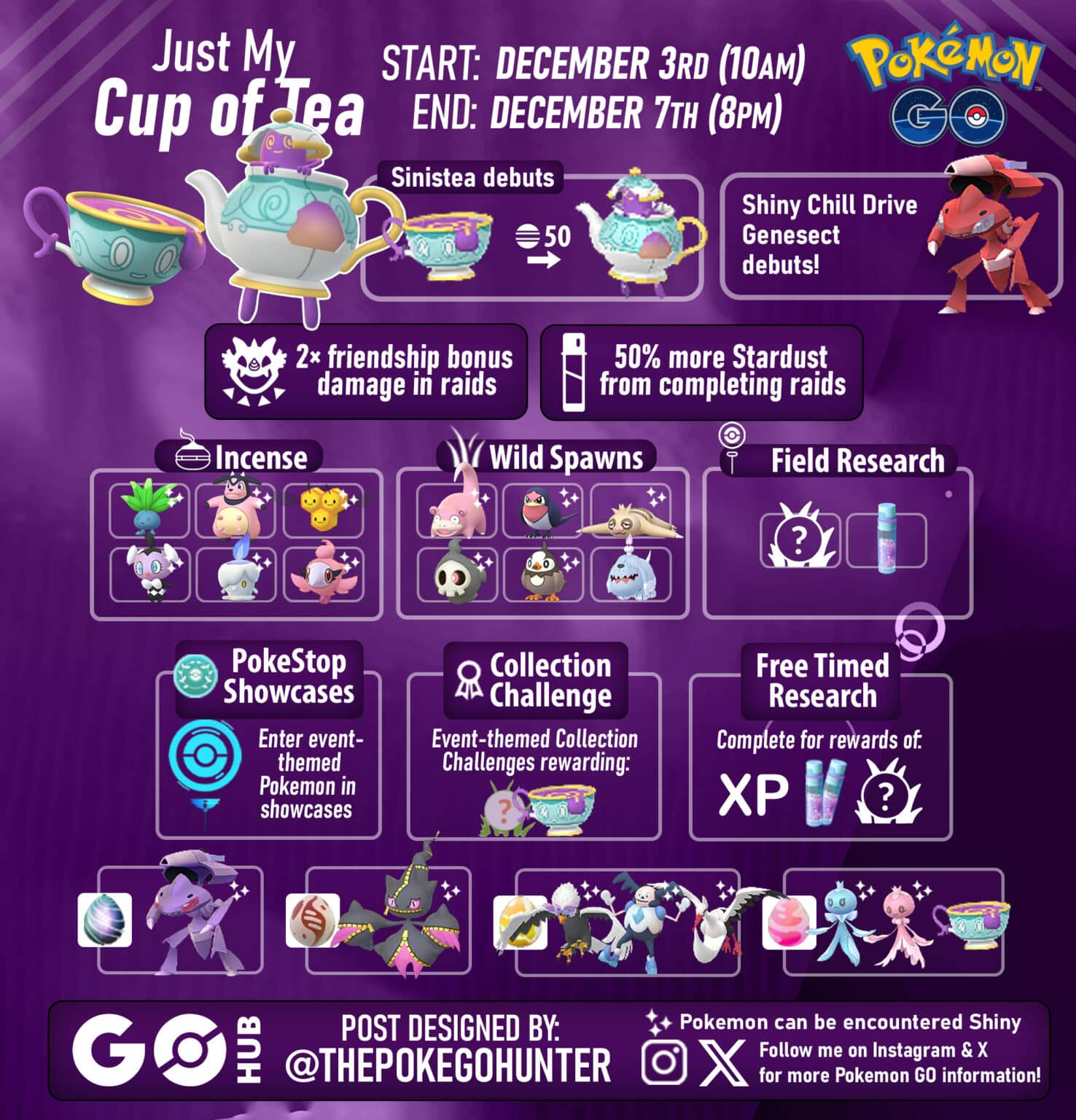 Just My Cup of Tea Event | Pokémon GO Hub