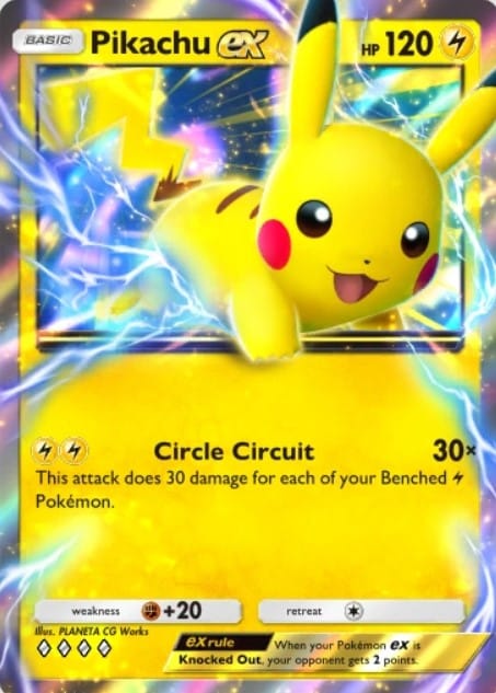 Pikachu EX in Pokémon TCG Pocket