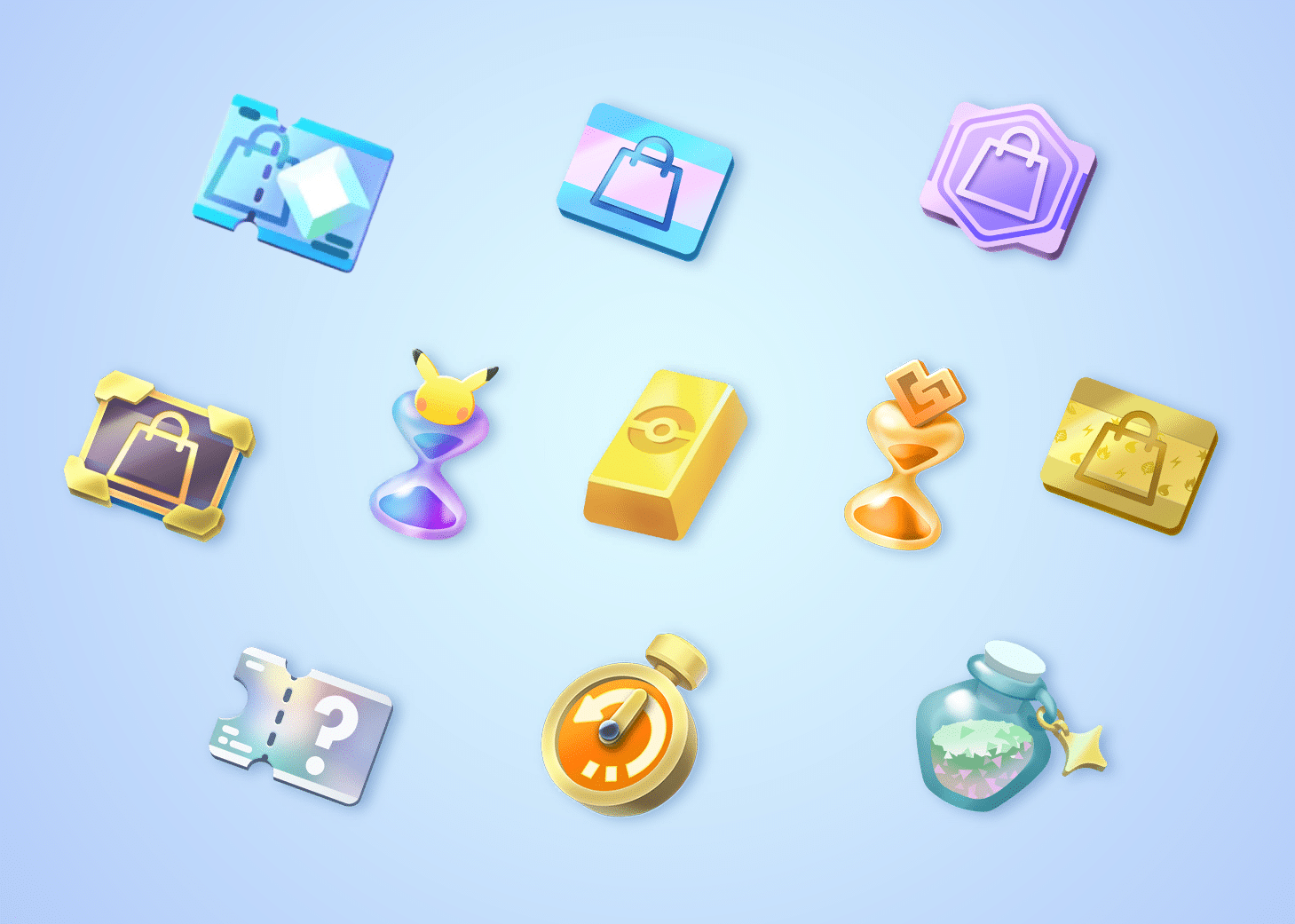 TCG Pokémon Pocket Account – 5200+ Pack Hourglass, 50 Poké Gold, Gold Candy