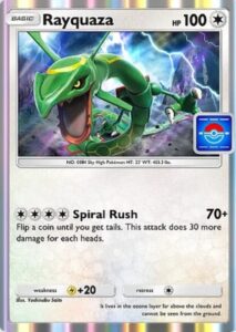rayquaza promo card pokemon tcg pocket