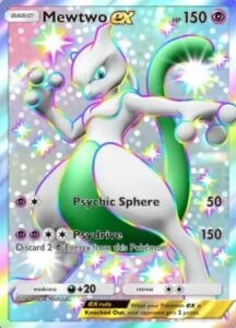 shiny mewtwo ex promo card from pokemon tcg pocket