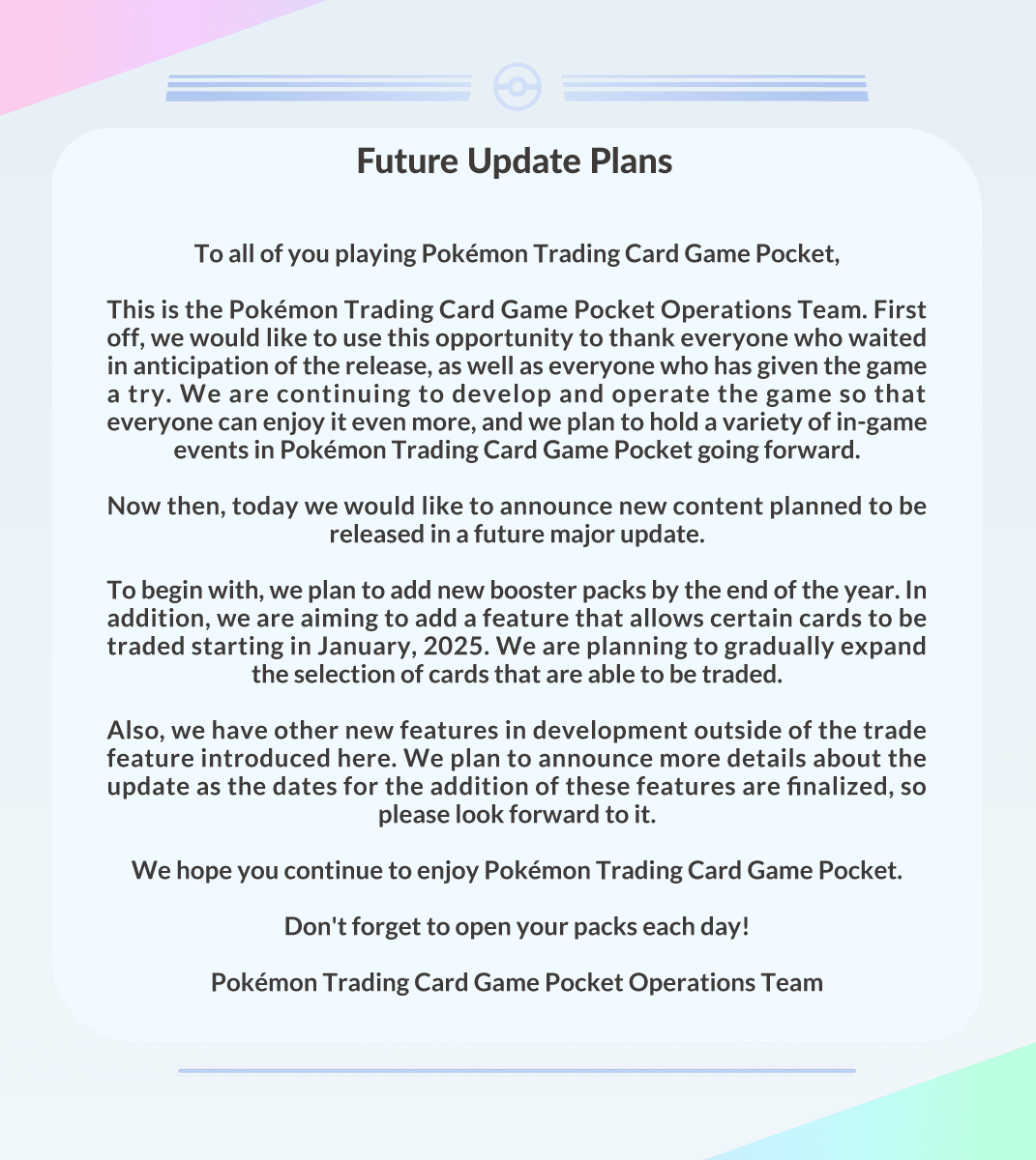 Big Updates Coming to Pokémon TCG Pocket New Booster Packs, Limited