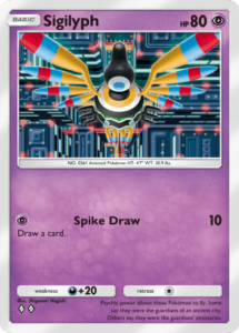 Sigilyph (Mythical Island booster Pack, Pokémon TCG Pocket)
