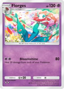 Florges (Mythical Island booster Pack, Pokémon TCG Pocket)
