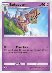 Beheeyem (Mythical Island booster Pack, Pokémon TCG Pocket)