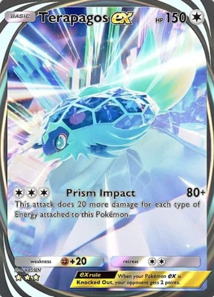 terapagos ex immersive card from pokemon tcg pocket paradox drive set
