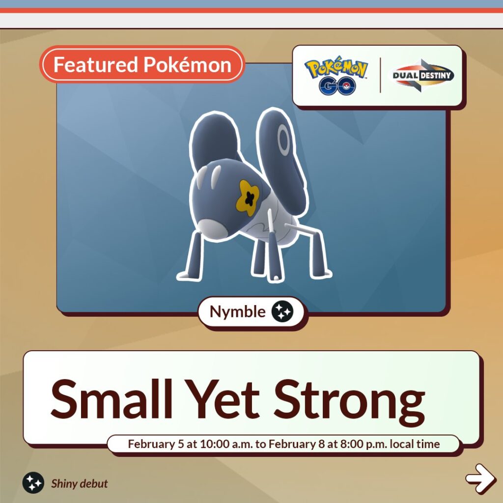 Small Yet Strong event infographic cover shows Nymble