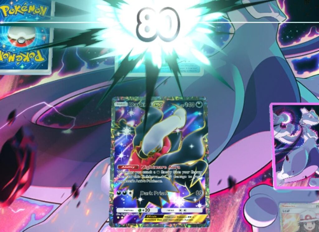 darkrai ex in a tcg pocket battle