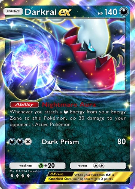 Darkrai Ex Space-Time Smackdown Pokémon TCG Pocket Trading Card