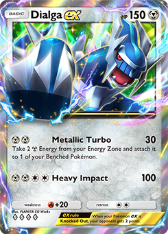 Dialga Ex Space-Time Smackdown Pokémon TCG Pocket Trading Card