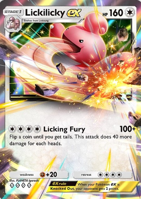 Lickilicky Ex Space-Time Smackdown Pokémon TCG Pocket Trading Card