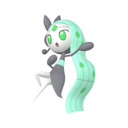 Shiny Meloette sprite from Pokémon HOME