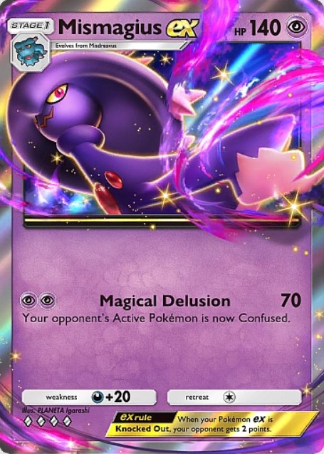 Mismagius Ex Space-Time Smackdown Pokémon TCG Pocket Trading Card