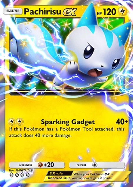 Pachirisu Ex Space-Time Smackdown Pokémon TCG Pocket Trading Card