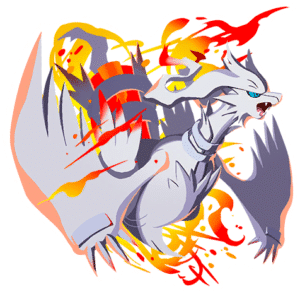 go tour unova sitcker reshiram