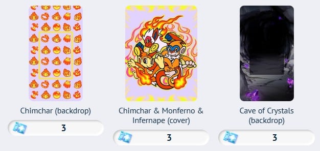 tcg pocket chimchar accessories part 1