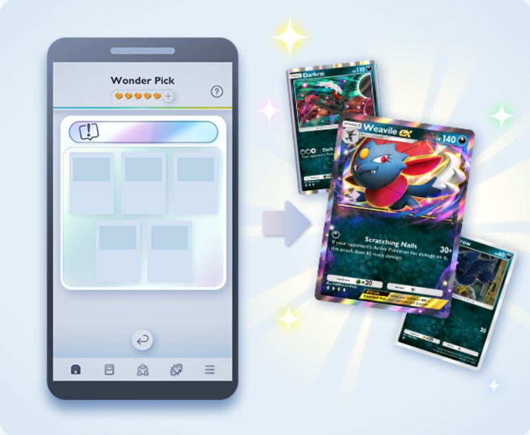 wonder pick in darkness-type mass outbreak of pokemon tcg pocket