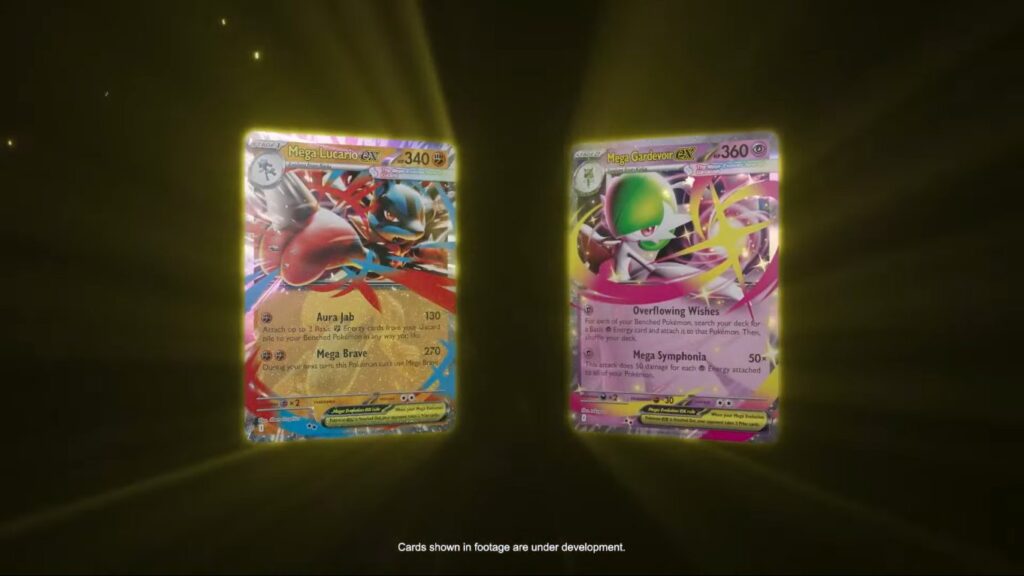 mega lucario and mega gardevoir ex cards in pokemon tcg