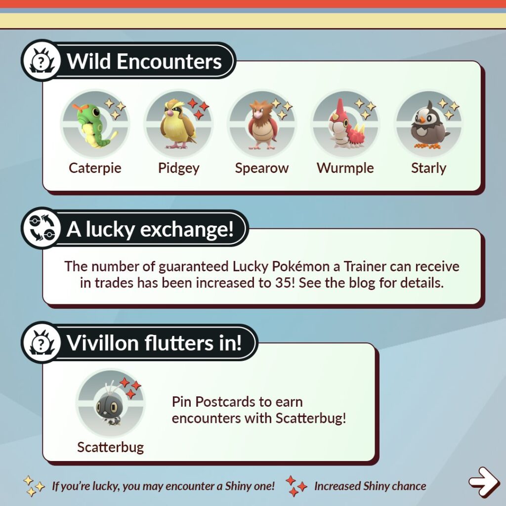 Scattered to the Winds Pokémon GO