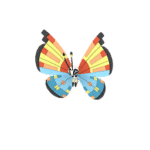 Shiny Ocean Vivillon Pokémon GO Sprite