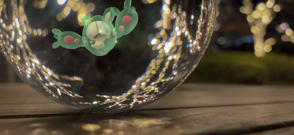 A Reuniclus in an orb