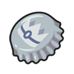 A regular bottle cap