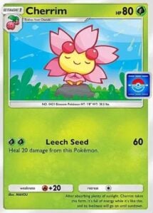 cherrim promo card from pokemon tcg pocket triumphant light drop event