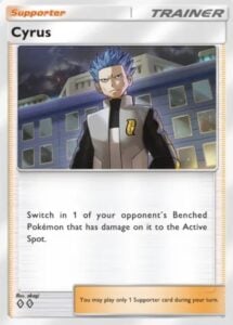 Cyruscard from Pokemon TCG Pocket Space-Time Smackdown set