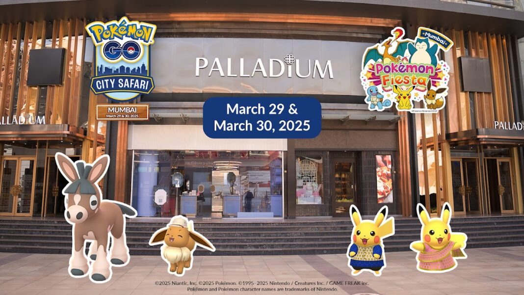 pokemon go city safari mumbai and pokemon fiesta at phoenix palladium, mumbai, india