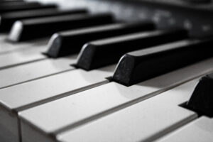 the keys of a piano