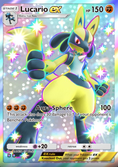 Shiny Lucario EX Shining Revelry Pokémon TCG Pocket Trading Card