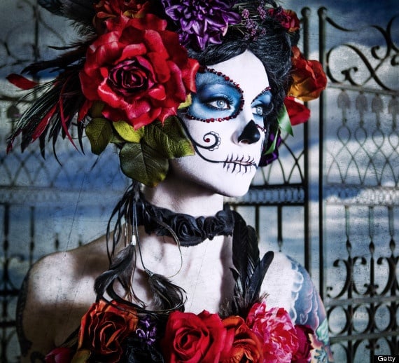 Día de los Muertos Sugar kull Face Paint