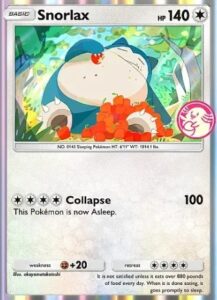 snorlax 特典card from pokemon tcg pocket wonder pick event