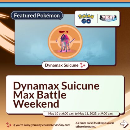 Dynamax Suicune Max Battle Weekend
