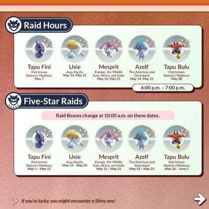 Pokémon GO May 2025 Events