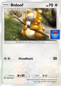 bidoof promo from pokemon tcg pocket