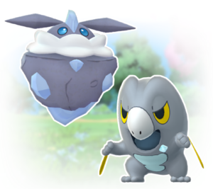 carbink and frigibax in pokemon go fest 2025