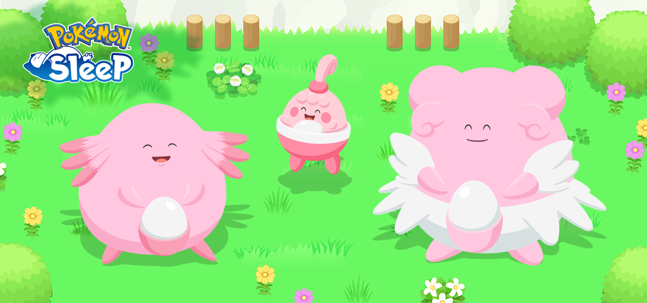chansey happiny blissey in pokemon sleep