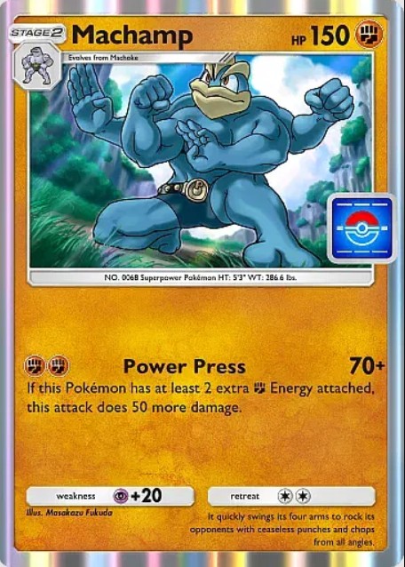 machamp promo from pokemon tcg pocket