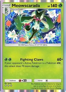 meowscarada card from pokemon tcg pocket shining revelry set