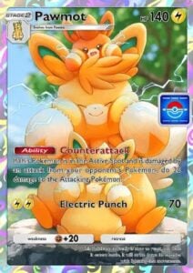 pawmot promo card from pokemon tcg pocket
