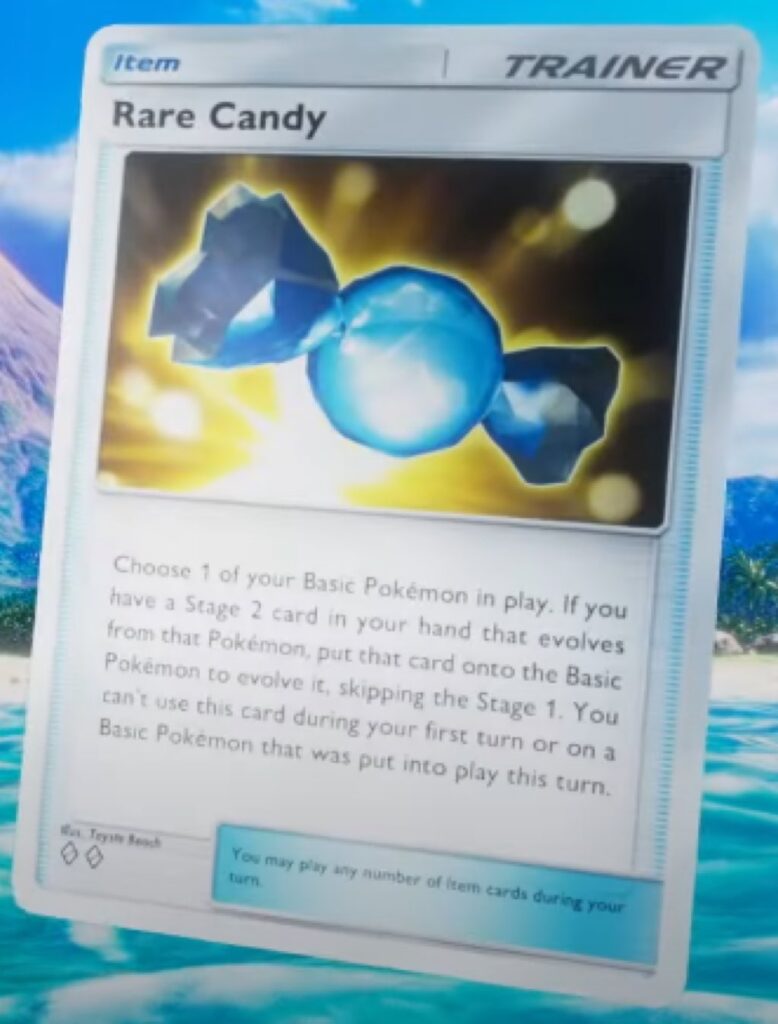 rare candy item ard from pokemon tcg pocket celestial guardians set