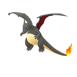 shiny charizard sprite in pokemon go