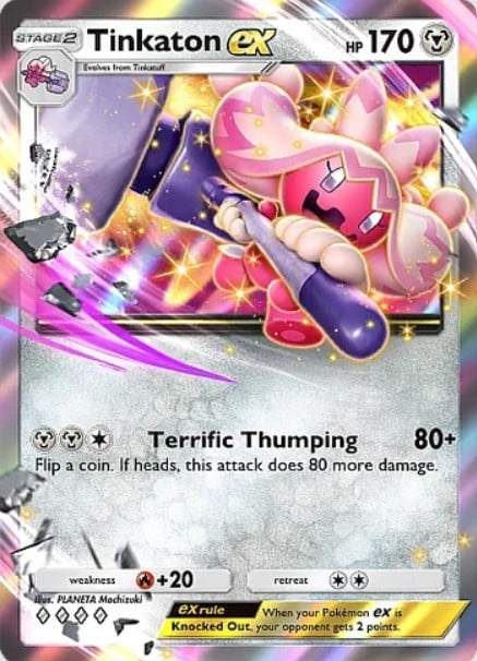 tinkaton ex article from pokemon tcg pocket shining revelry set
