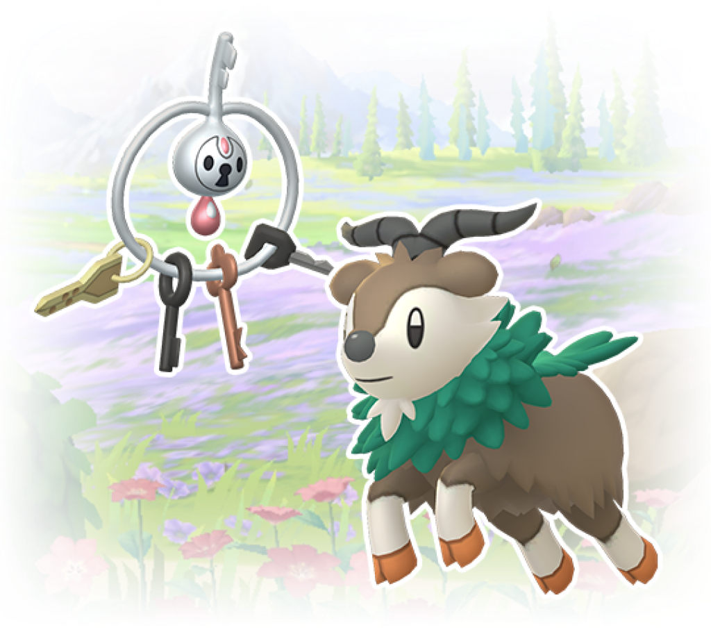 Skiddo and Klefki