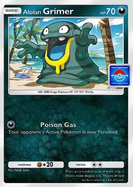 alolan grimer promo from pokemon tcg pocket