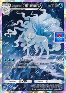 alolan ninetales promo card from pokemon tcg pocket