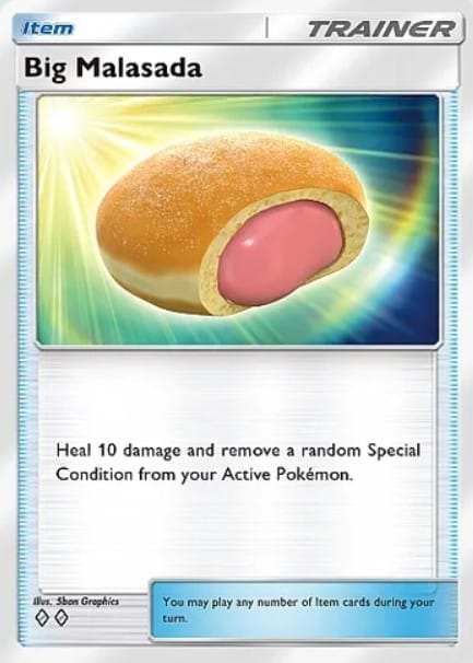 big malasada item card in pokemon tcg pocket celestial guardians set