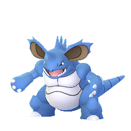 shiny nidoking sprite from pokemon go